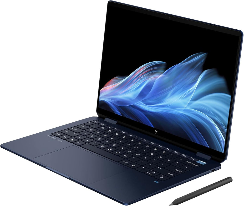 HP Omnibook Ultra Flip Creator 2-in-1 Laptop 14.0' Touchscreen OLED 2.8K Display (Intel Ultra 7-258V, 32GB LPDDR5X, 1TB PCIe SSD, Backlit KB, Active Pen, Fingerprint, Win 11 Pro) w/Dockztorm Hub