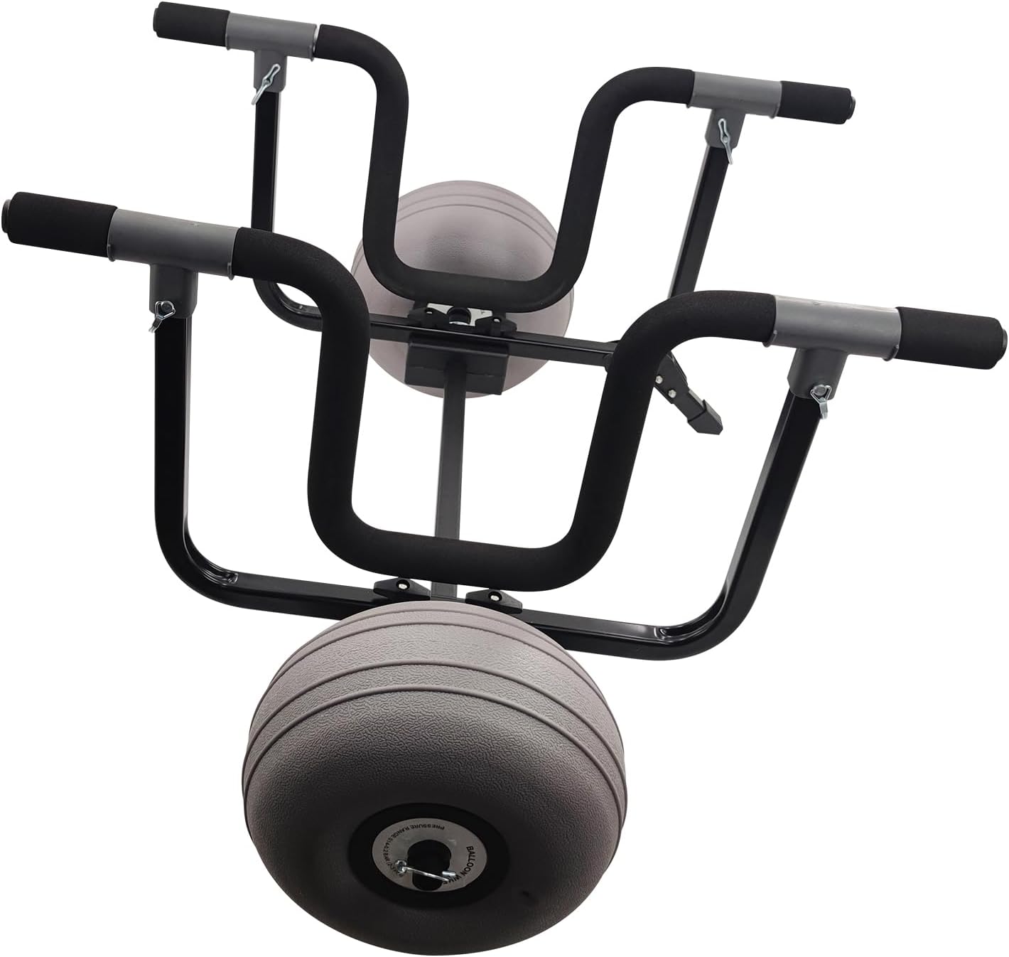 Kayak Cart, Detachable Kayak Dolly Cart Paddle Board Cart with 11' Balloon Wheels for All Terrain
