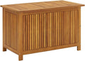 Solid Wood Patio Storage Box Outdoor Storage Bench, Solid Acacia Wood Deck Box, Wooden Outdoor Storage Organization Box with Liftable Top for Garden,Patio,Backyard, 35.4'x19.7'x22.8'