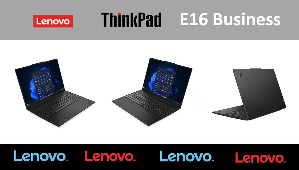 Lenovo ThinkPad E16 Gen 3 Business Laptop 16.0' Touchscreen WUXGA IPS 300 nits (Intel Ultra 5-225U 6-Core 2.00GHz, 16GB DDR5, 2TB PCIe SSD, Backlit KB, FP, Win11Pro) w/DKZ USB Port Expander