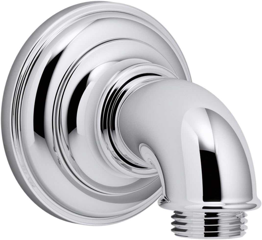 Kohler K-72796-CP Artifacts Wall-Mount Supply Elbow, Polished Chrome, L 2-11/16', H 2-7/16', W 2-7/16'