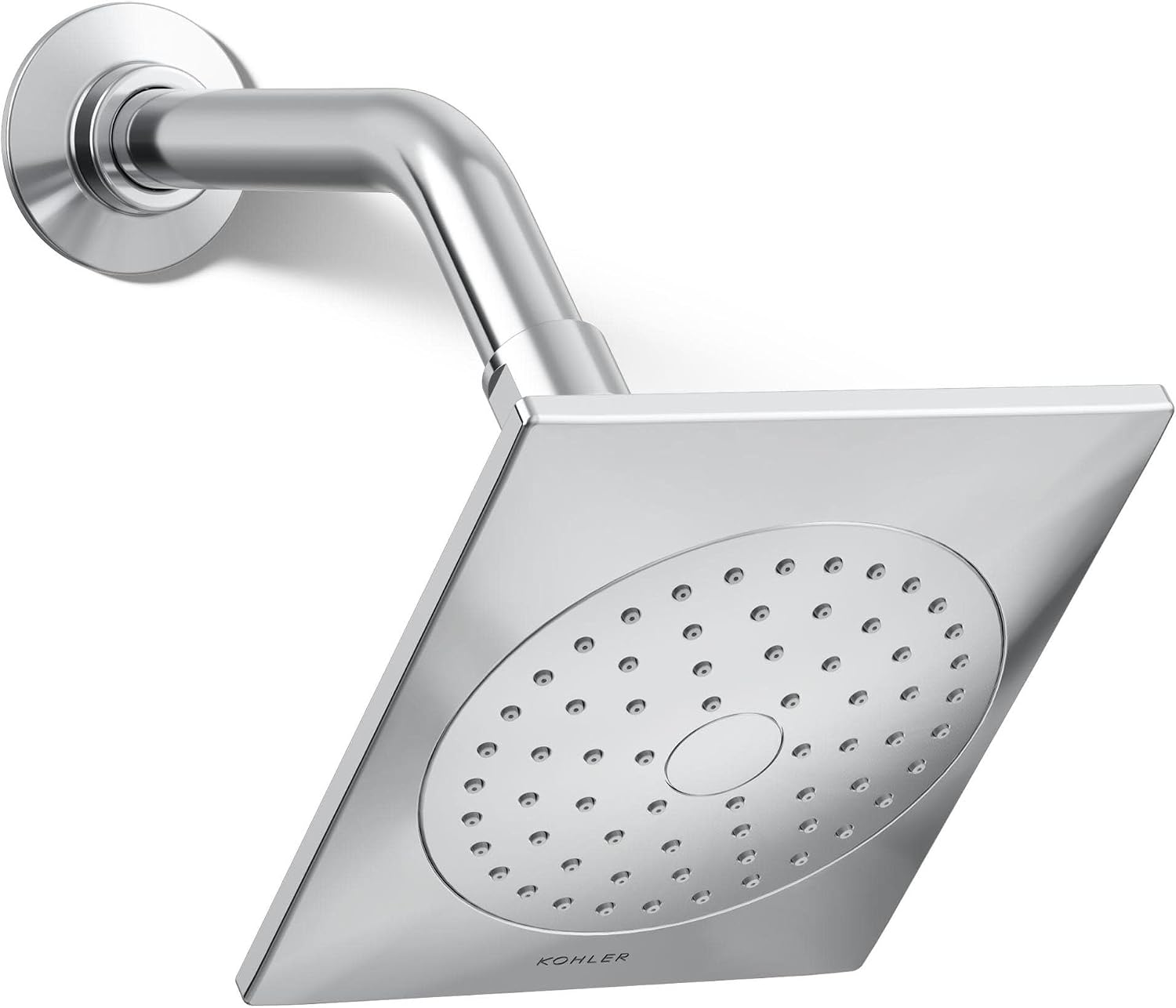 Loure Single-Function Showerhead, Showerarm and Escutcheon Not included Finish: Polished Chrome
