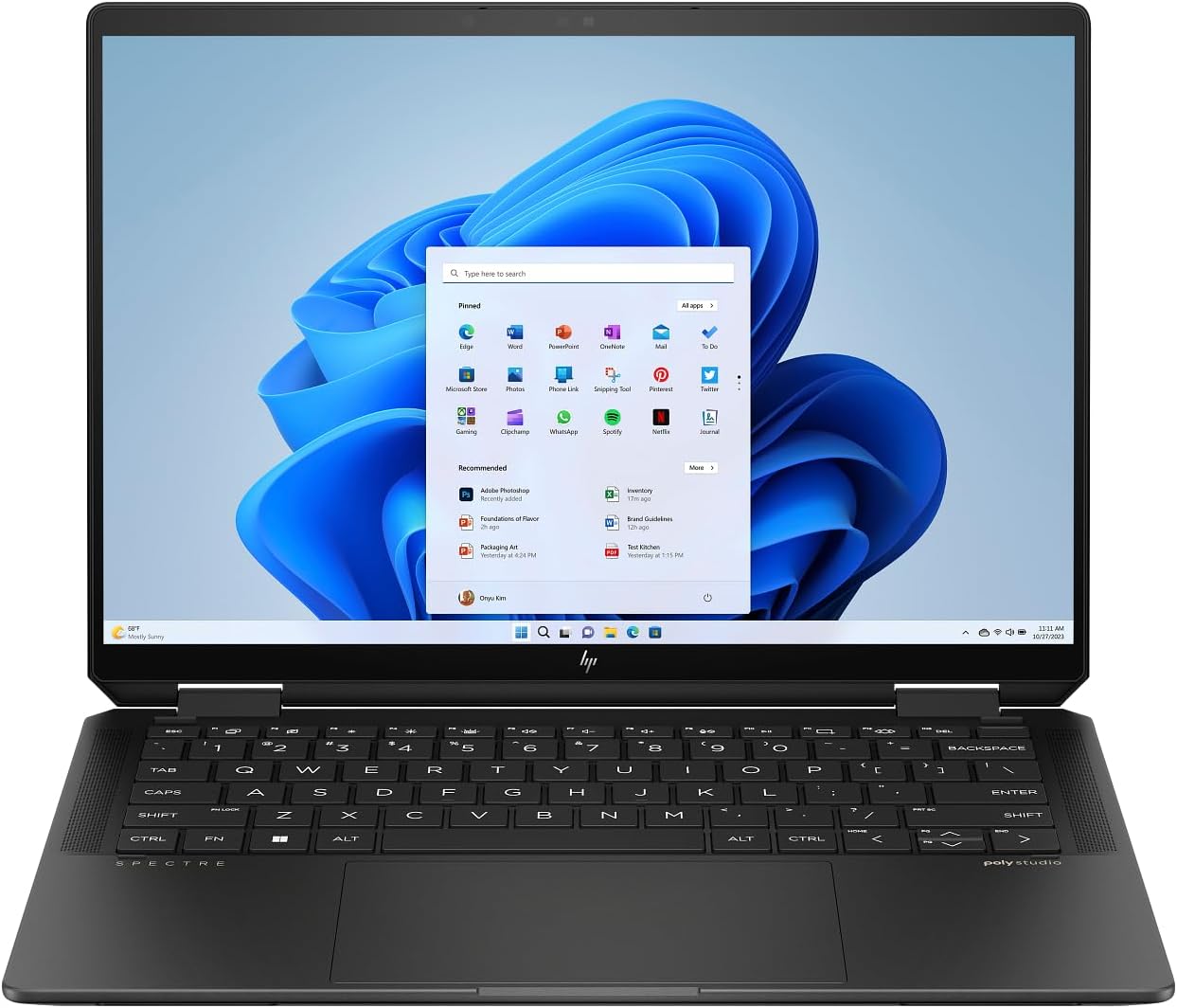 HP Spectre x360 14' 2.8K Touchscreen Laptop, Intel Core Ultra 7 155H, 32GB LPDDR5, 2TB SSD, Windows 11 Home, 14-eu00 (Renewed)