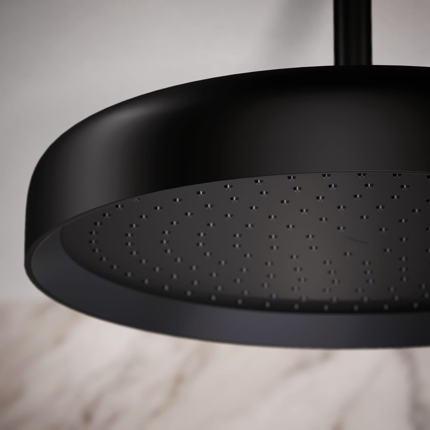 Kohler 26292-BL Statement® Round 14' single-function rainhead, 2.5 gpm, Matte Black