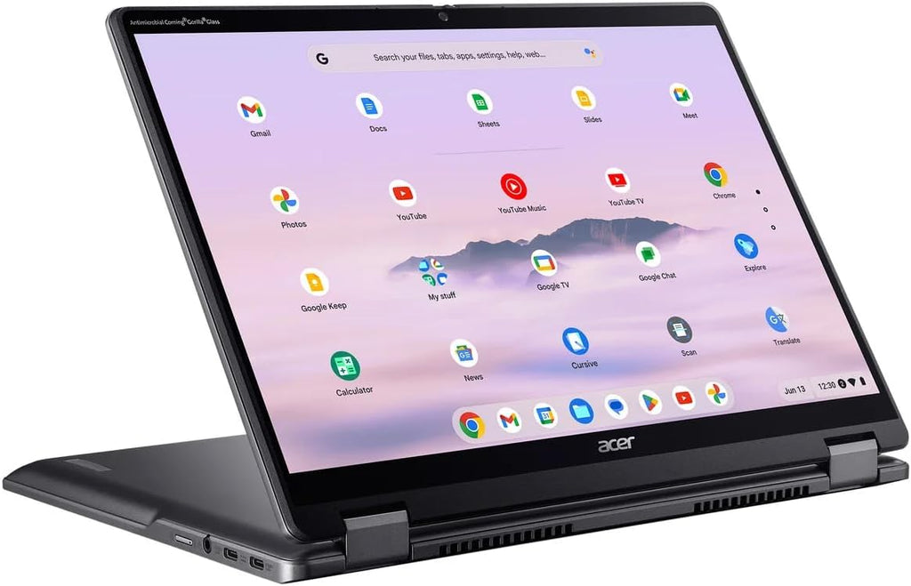 Acer Chromebook Plus Spin 514 2-in-1 Laptop, 14' WUXGA IPS Touchscreen, 13th Gen Intel 10-Core i5-1334U, 32GB LPDDR5X RAM, 512GB Pcle 4.0 SSD, Backlit KB, WiFi 6E, Chrome OS, W/128GB PSD & Stylus