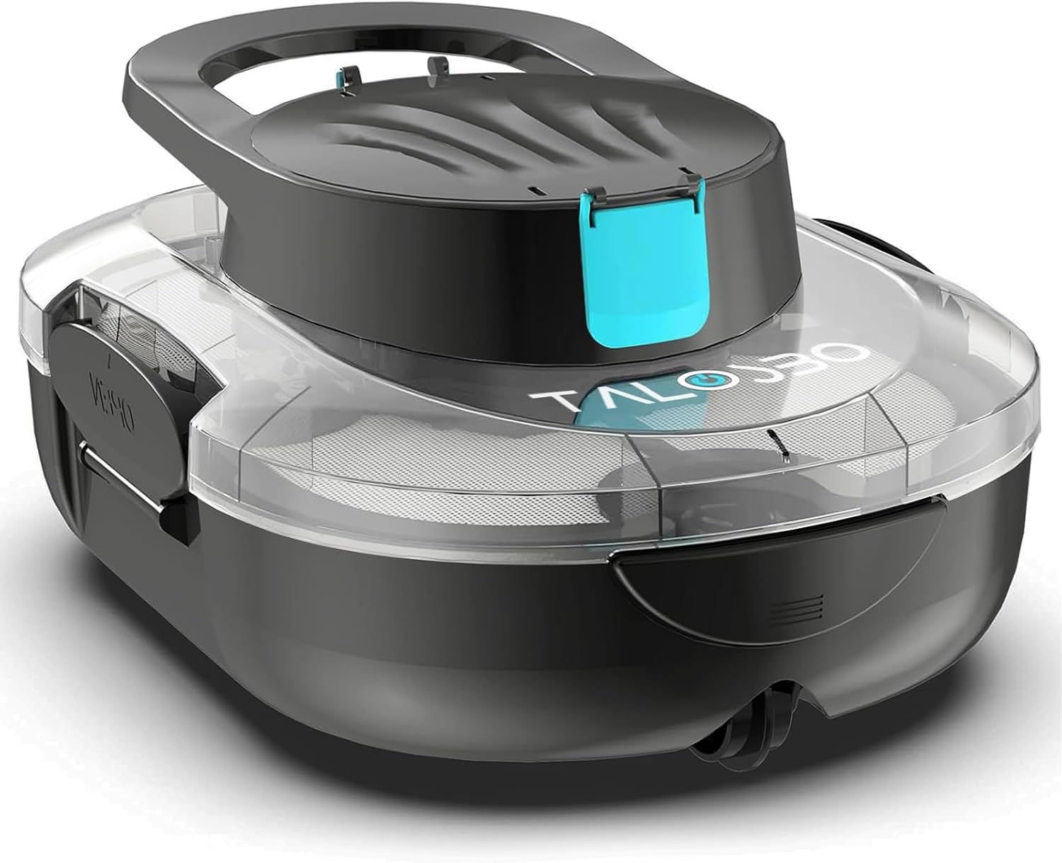 2026 TALOSBO S1 Pro Cordless Pool Cleaner – Dual Motor Suction, 120-Min Runtime, Fast Charging, Large-Capacity Filter Basket & Smart Self-Parking for Above-Ground Pools Obsidian