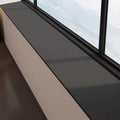 Drsyffsup Pure Colour Windows Seat Cushions Dark Grey, Concise Absorbent Window Sill Protector Mat with Non-Slip Rubber Backed, Customizable Size(27x47in/70x120cm)