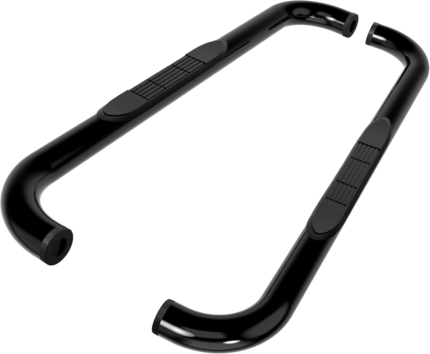 TAC Side Step Fit 2015-2026 Ford F150 Regular Cab | 2017-2026 Ford F250/F350/F450/F550 Super Duty Regular Cab 3' Black Nerf Bars Running Boards Off Road 2pcs