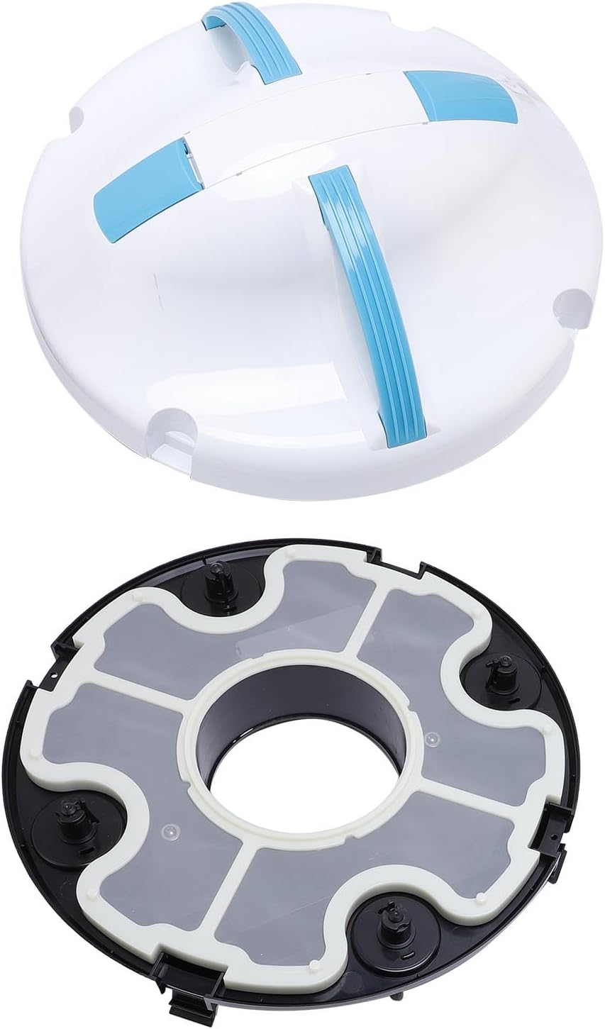Automatic Pool Cleaner, Cordless Underwater Cleaner Robot with Long Runtime for Swimming Pools, Efficient Cleaning with Suction Technology, Easy to Use (US Plug)