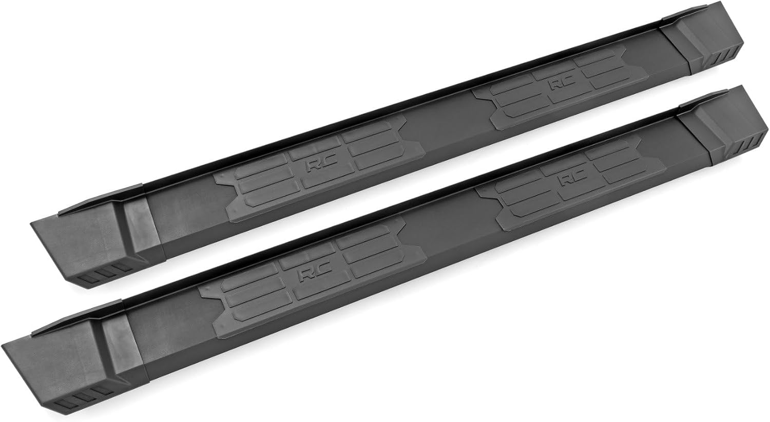 Rough Country HD2 Aluminum Running Boards for Toyota Tacoma (2024-2025) Double Cab - 5' Wide Non-Slip Step, Easy Bolt-on Install