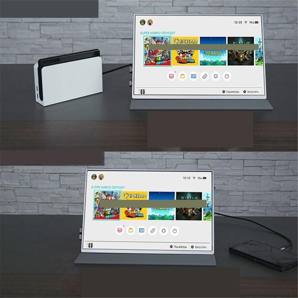 Second Screen 13.4-inch 60Hz 500nits 4K Portable Display for Laptops Mobile Phones Game Consoles Extended Screen Gaming
