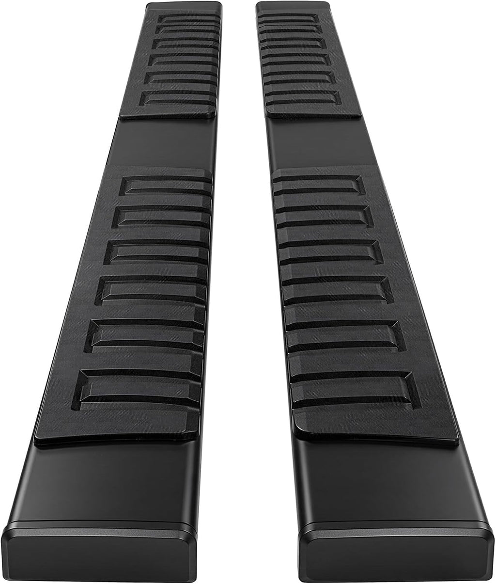PZ 6' Running Boards Anti-Slip Side Steps Compatible with Chevy Silverado/GMC Sierra 1500 Double Cab 2019-2025, 2020-2025 for 2500HD 3500HD,500LBS No Drill Truck Running Boards Direct Fit Nerf Bar