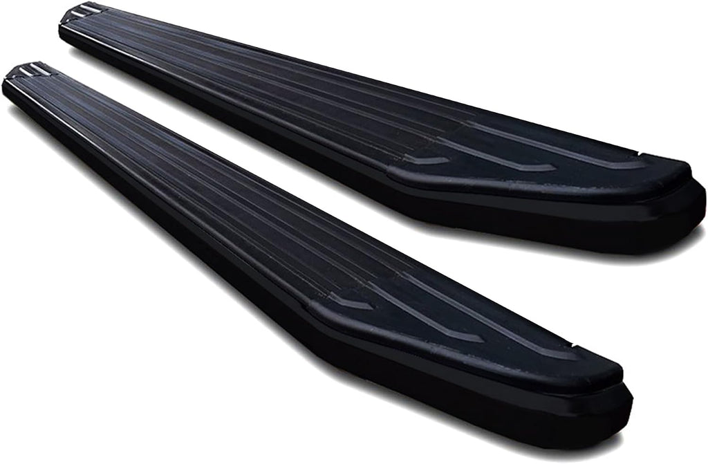 Black Horse PEERLESS Running Boards Black Compatible with 2015-2023 Jeep Renegade-PR-J268BK