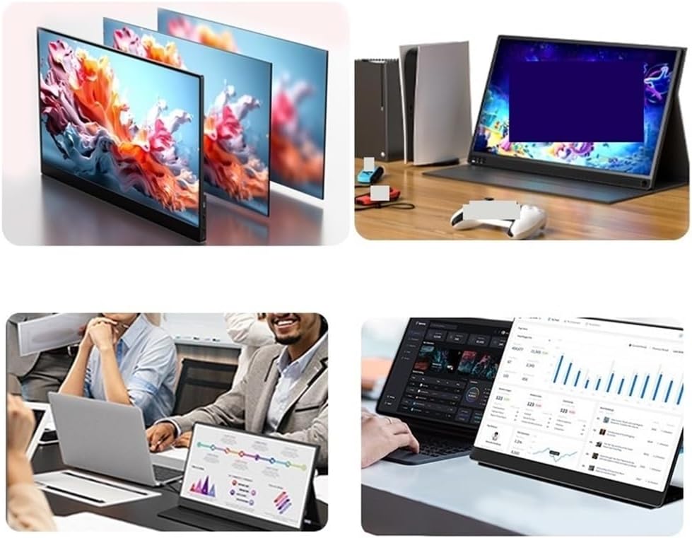 Portable Laptop Monitor 16-inch Office Entertainment External Screen 2560 X 1600 Resolution 400nit IPS Laptop Expansion Gaming Display