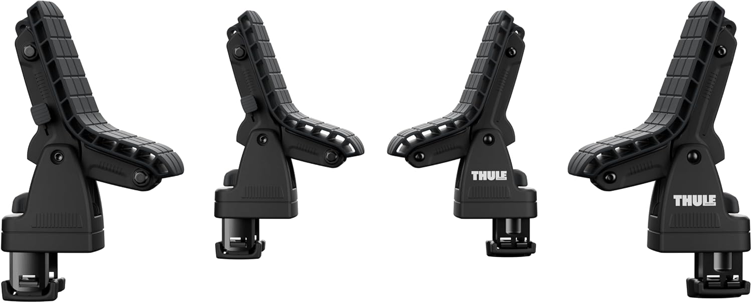 Thule DockGrip - Carries up to 36' Wide Kayaks and SUPs - Fits All Hull Shapes - Fits Most roof Rack Cross Bars - Kayak roof Rack - Stand up Paddleboard Compatible - 85lb Weight Capacity