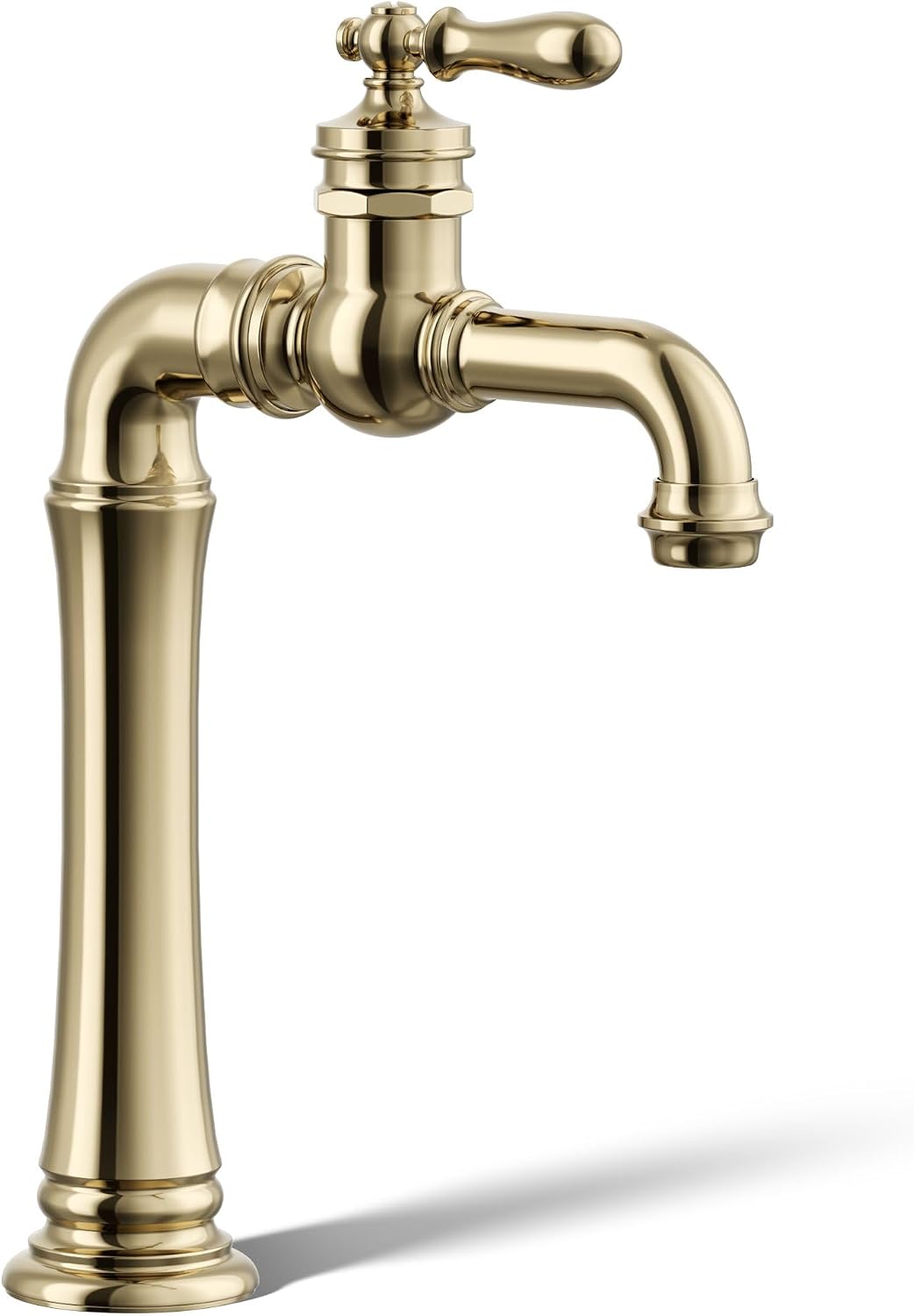 Kohler 72763-9M-AF Artifacts® Gentleman's® Single-Handle Bathroom Sink Faucet, 1.2 gpm, Vibrant French Gold