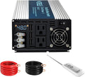 WZRELB 3500W Pure Sine Wave Inverter 48V DC to 110V 120V AC with LED Display,Remote Controller,Off-Grid Power Converter 7000W Surge with Dual AC Outlets, Hardwire Terminal for Home, RV, Truck, Camping