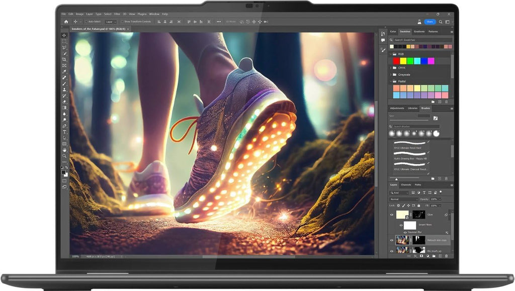 Lenovo Yoga 7 83DL Business Laptop - 16' 1920x1200 Touchscreen 60Hz - 12-Core Intel Ultra 7 155U - 16GB RAM 1TB SSD - Thunderbolt 4 - Wi-Fi 6E - Fingerprint - 1080p FHD + IR Camera - W11H - Storm Grey