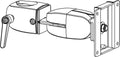 Ergotron – DS100 Clamping Double Pivot – Add-on for DS100 Monitor Stands
