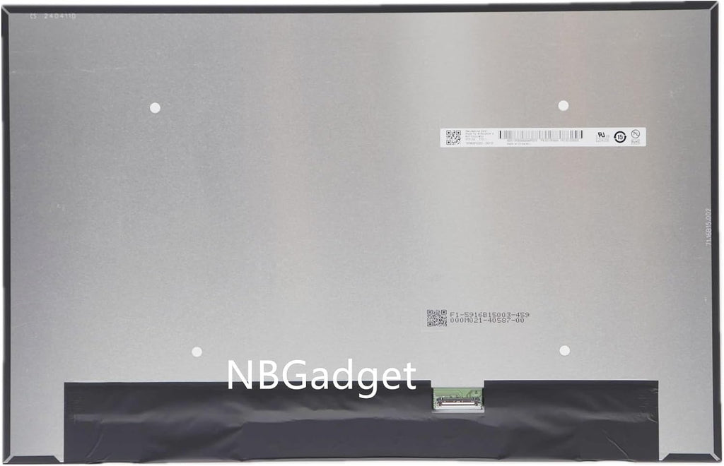 B160UAN06.K 16.0' WUXGA 1920x1200 LCD Non-Touch Screen Display Replacement for Laptop