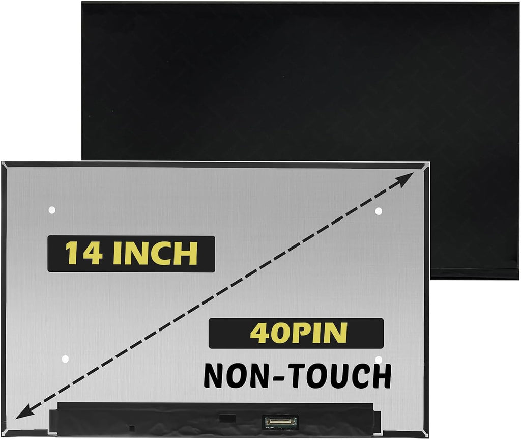 Replacement Laptop 3840x2400 40pins LED Non-Touch Screen Digitizer Display Assembly for Lenovo ThinkPad T14 Gen 3 (Type 21AH 21AJ 21CF 21CG) 14' SD11F52242 5D11F52243 B140ZAN02.1 HW_1A