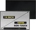 Replacement Laptop 3840x2400 40pins LED Non-Touch Screen Digitizer Display Assembly for Lenovo ThinkPad T14 Gen 3 (Type 21AH 21AJ 21CF 21CG) 14' SD11F52242 5D11F52243 B140ZAN02.1 HW_1A