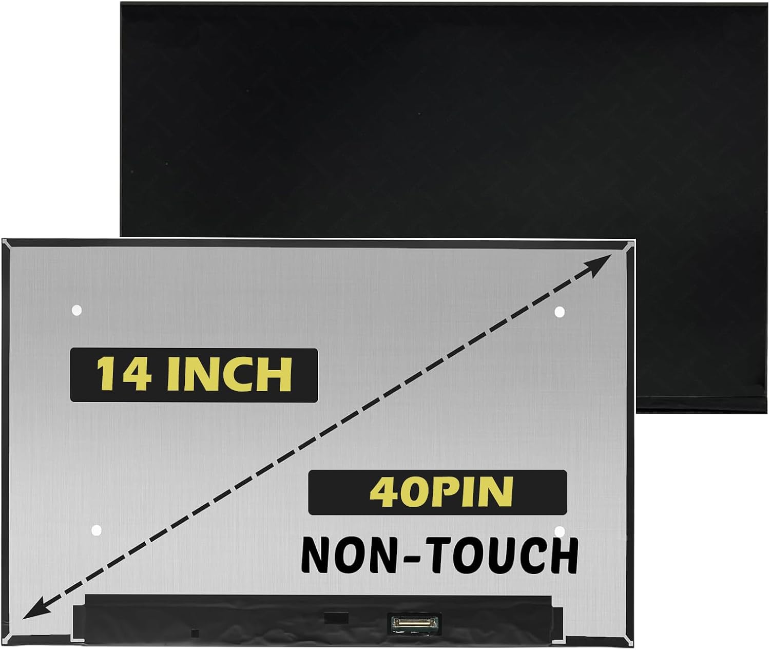 Replacement Laptop 3840x2400 40pins LED Non-Touch Screen Digitizer Display Assembly for Lenovo ThinkPad T14 Gen 3 (Type 21AH 21AJ 21CF 21CG) 14' SD11F52242 5D11F52243 B140ZAN02.1 HW_1A