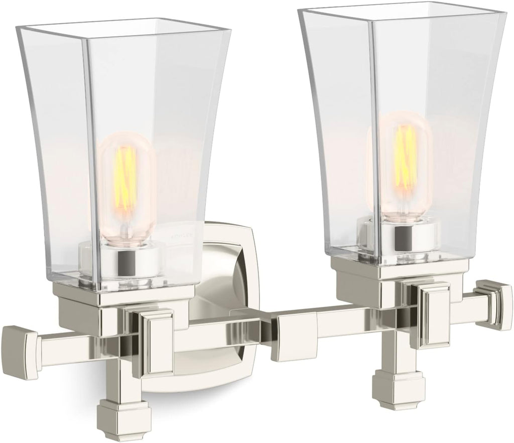 Riff 2 Light Sconce - Brushed Moderne Brass 31756-SC02-2GL Kohler