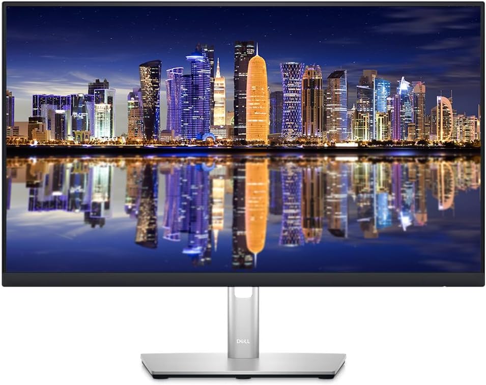 Dell P2423DE 24-inch 1440P Quad HD 2K LCD Monitor, 2-Pack Low Blue Light, Full Dock, Daisy Chain, IPS, HDMI, DisplayPort, USB Hub, USB-C, Ethernet and Desk Mount Dual Monitor Stand (Renewed)