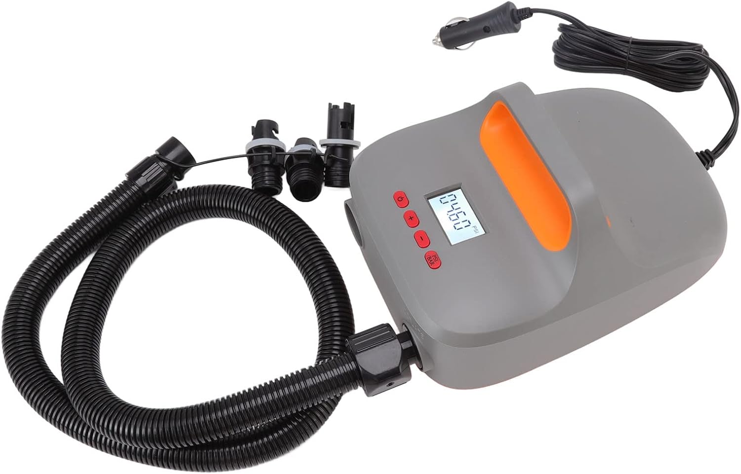 High Pressure Air Pump Electric Portable 20PSI Fast Inflation Deflation for Paddle Boards Inflatable Tents Rubber Boats ABS Material 24x18x14cm