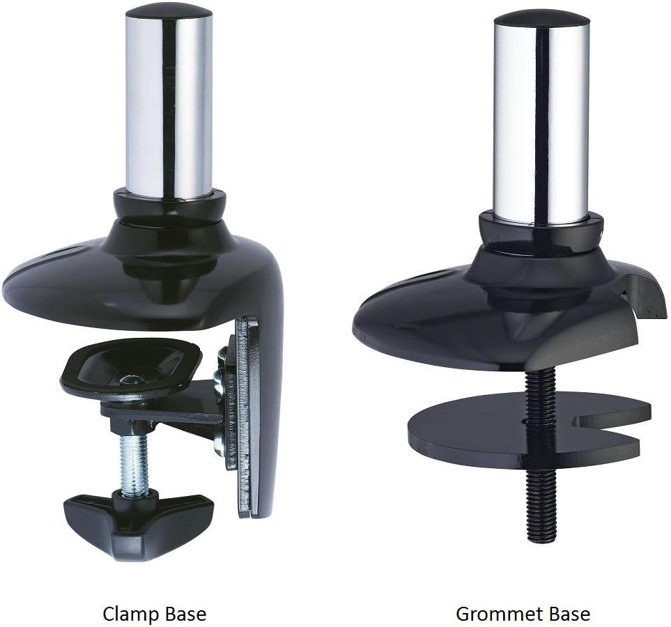 Dual Desk Mount Spring Arm Clamp Base - Compatible with Apple (DM-GSDA-C)