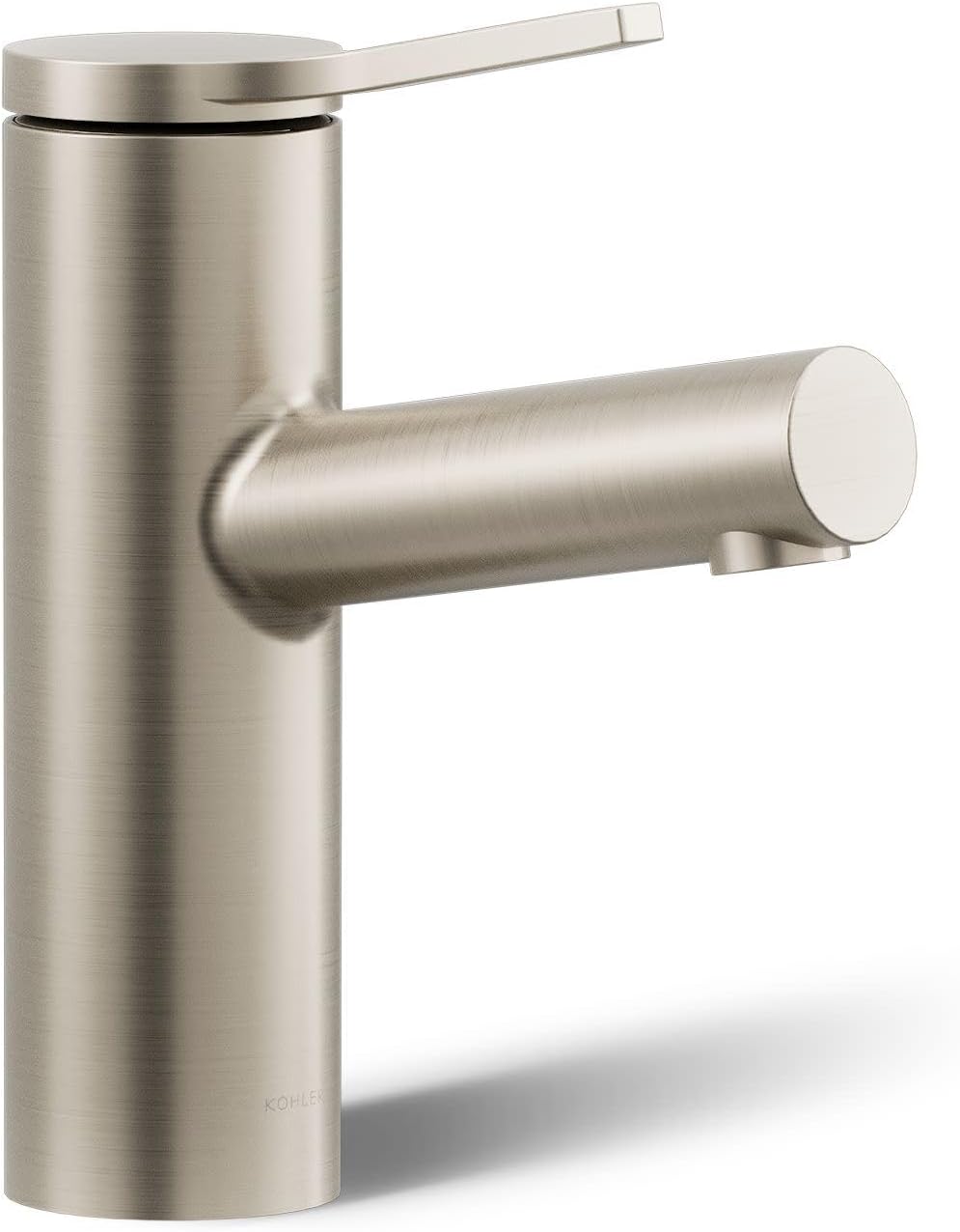 KOHLER K-35048-4K-BN Elate® Single-Handle Bathroom Sink Faucet, Bathroom Faucets, 1.0 GPM, Vibrant Brushed Nickel