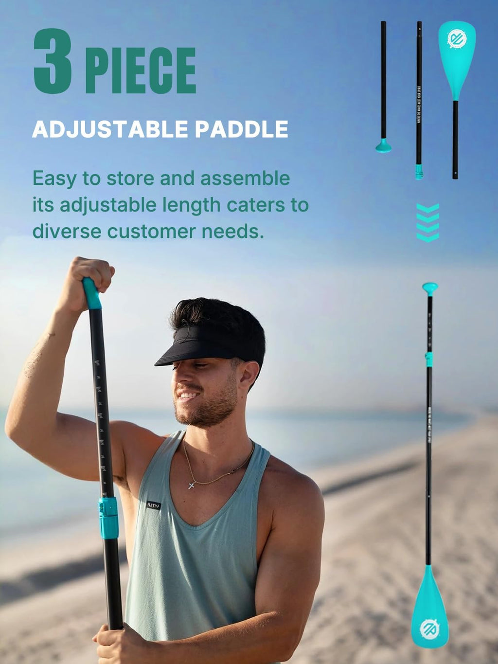 Niphean Inflatable Stand Up Paddle Board with Stabiltrac Fin Design and SUP Accessories & Niphean Dog Pool Ramp(Full-Coverage Non-Slip Deck)