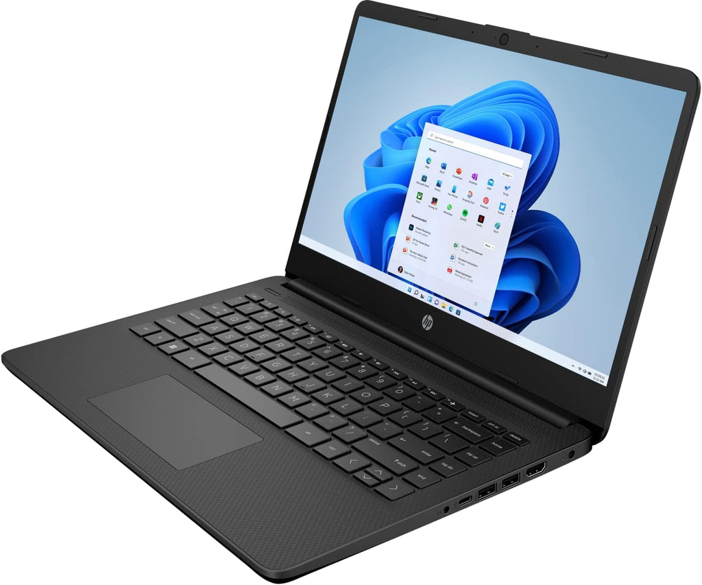 HP Laptop | 14-FQ100 | 14' 1366 x 768 Touchscreen LED-Backlit | AMD Ryzen 7 5700U 8-Core | 32GB DDR4 | 1TB SSD | Windows 11 Pro | Wi-Fi 5 - Bluetooth 5-720p HD Camera - Black