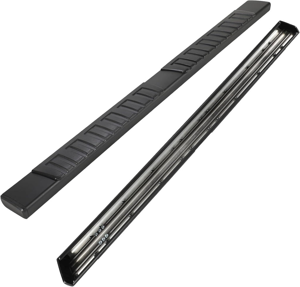 PZ 6' Running Boards Anti-Slip Side Steps Compatible with Chevy Silverado/GMC Sierra 1500 Double Cab 2019-2025, 2020-2025 for 2500HD 3500HD,500LBS No Drill Truck Running Boards Direct Fit Nerf Bar