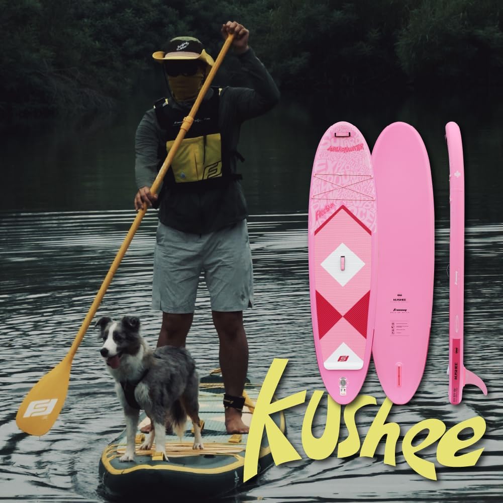 FREESUN KUSHEE 10'6' x 31' Inflatable Stand Up Paddle Board, All-Around iSUP for Beginners & Adults, Glue-Free Heat-Fusion Tech for Extra Durability, Stable Wide Nose, Lightweight Blow Up SUP