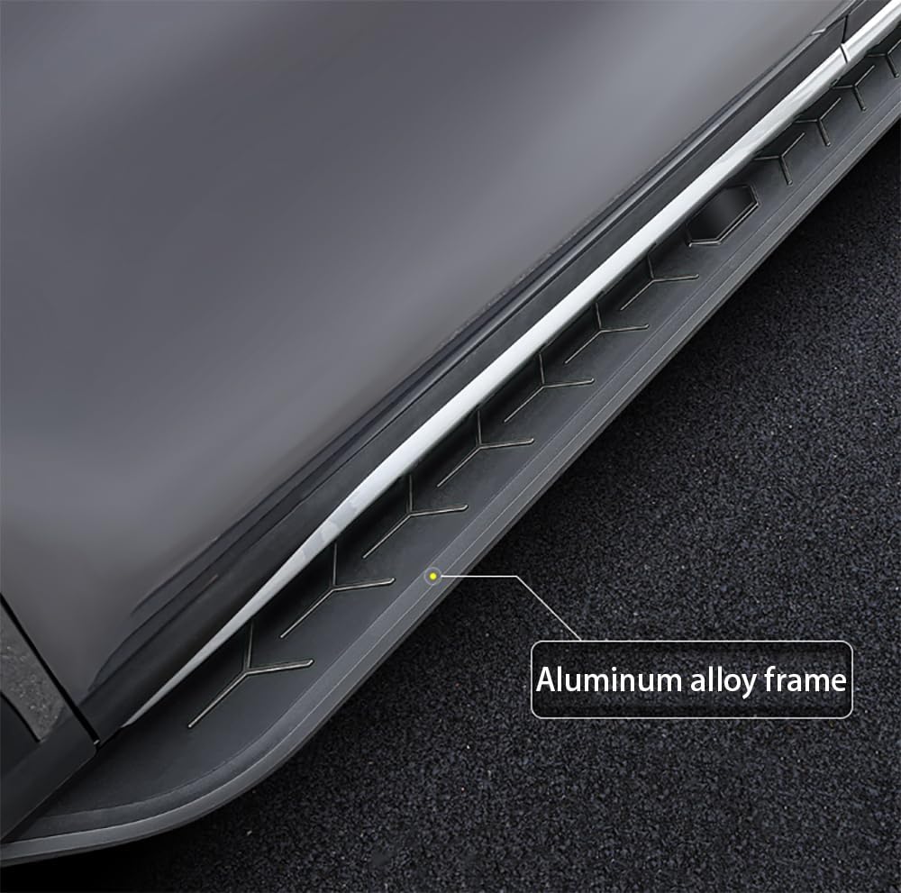 2pcs Aluminium Pedal Side Step for Chevy Captiva 2018-2026 NerfBar Running Board Automotive Exterior Accessories (with Brackets)