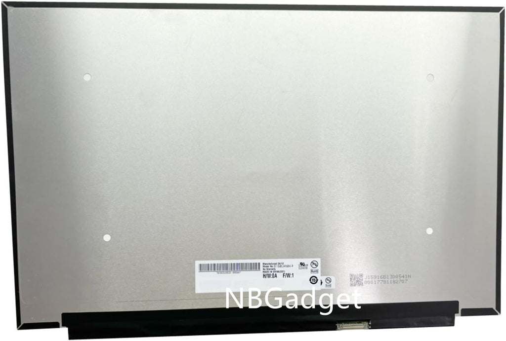 B160UAN04.3 16.0' WUXGA 1920x1200 LCD Non-Touch Screen Display Replacement for Laptop