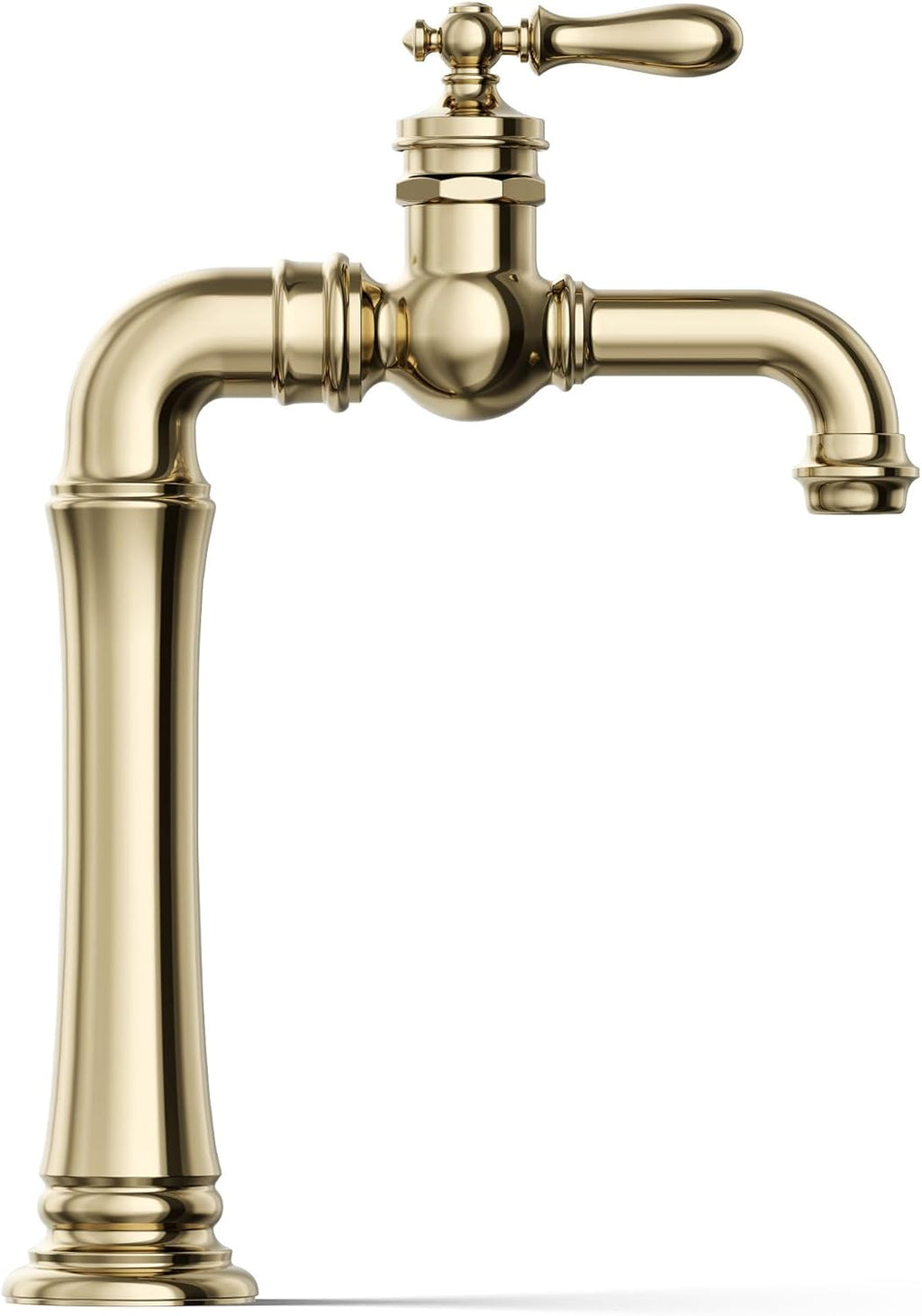Kohler 72763-9M-AF Artifacts® Gentleman's® Single-Handle Bathroom Sink Faucet, 1.2 gpm, Vibrant French Gold