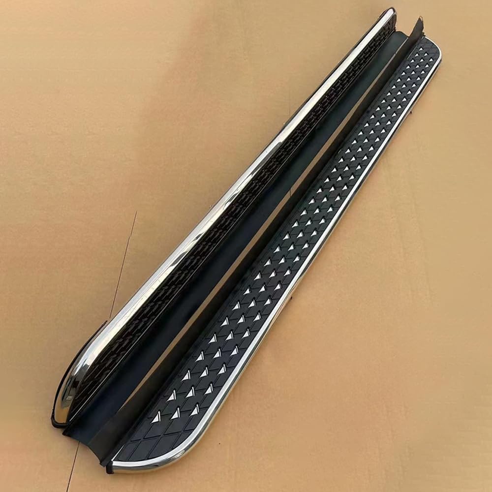 Running Boards for GMC Terrain 2025 Aluminum Side Steps with No Drill Bolt-On Installation Complete Kit Car Accessories (Black 2-PCS) (BXGMTXBDB)