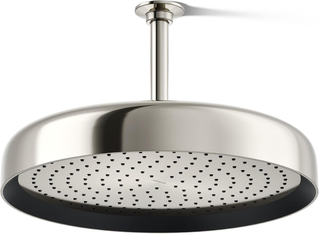 Kohler 26292-SN Statement® Round 14' single-function rainhead, 2.5 gpm, Vibrant Polished Nickel