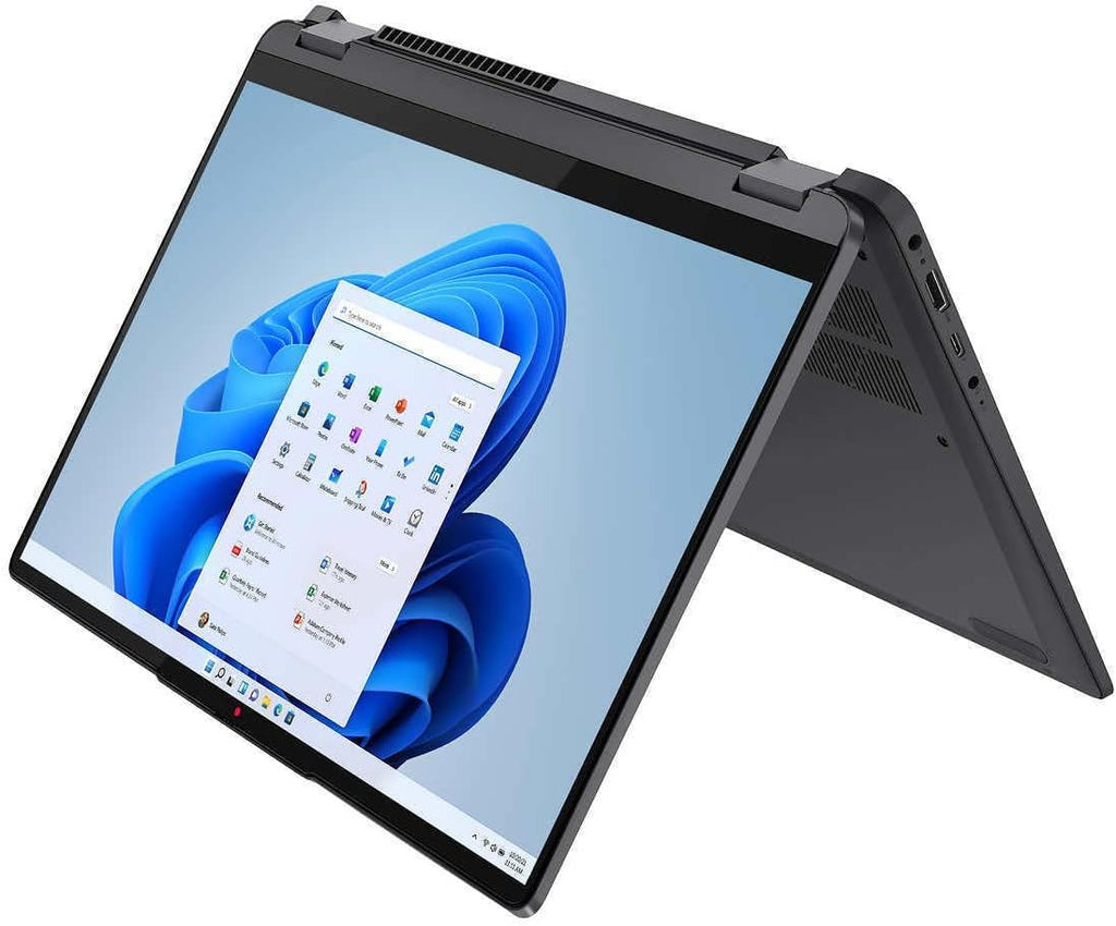 Lenovo IdeaPad Flex 5 Multimedia Laptop - 14' 2880x1800 Touchscreen 60Hz - 10-Core Intel i7-1255U - 16GB RAM 1TB SSD - Thunderbolt 4 - Wi-Fi 6 - Fingerprint - 1080p FHD Camera - W11H - Storm Gray