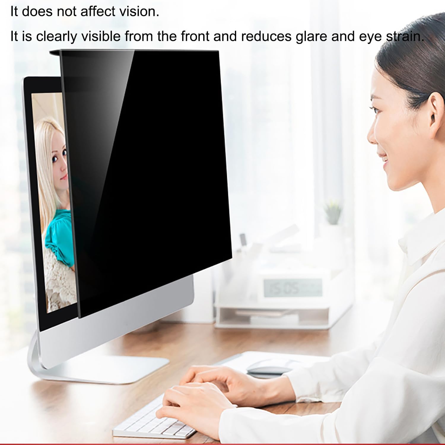Privacy Screen Anti Peeping Film for Diagonal 14-32 inch Aspect 16:9 4:3 16:10 Computer Monitor LED Screen Laptop Screen Privacy Shield Protector,32in 16:9