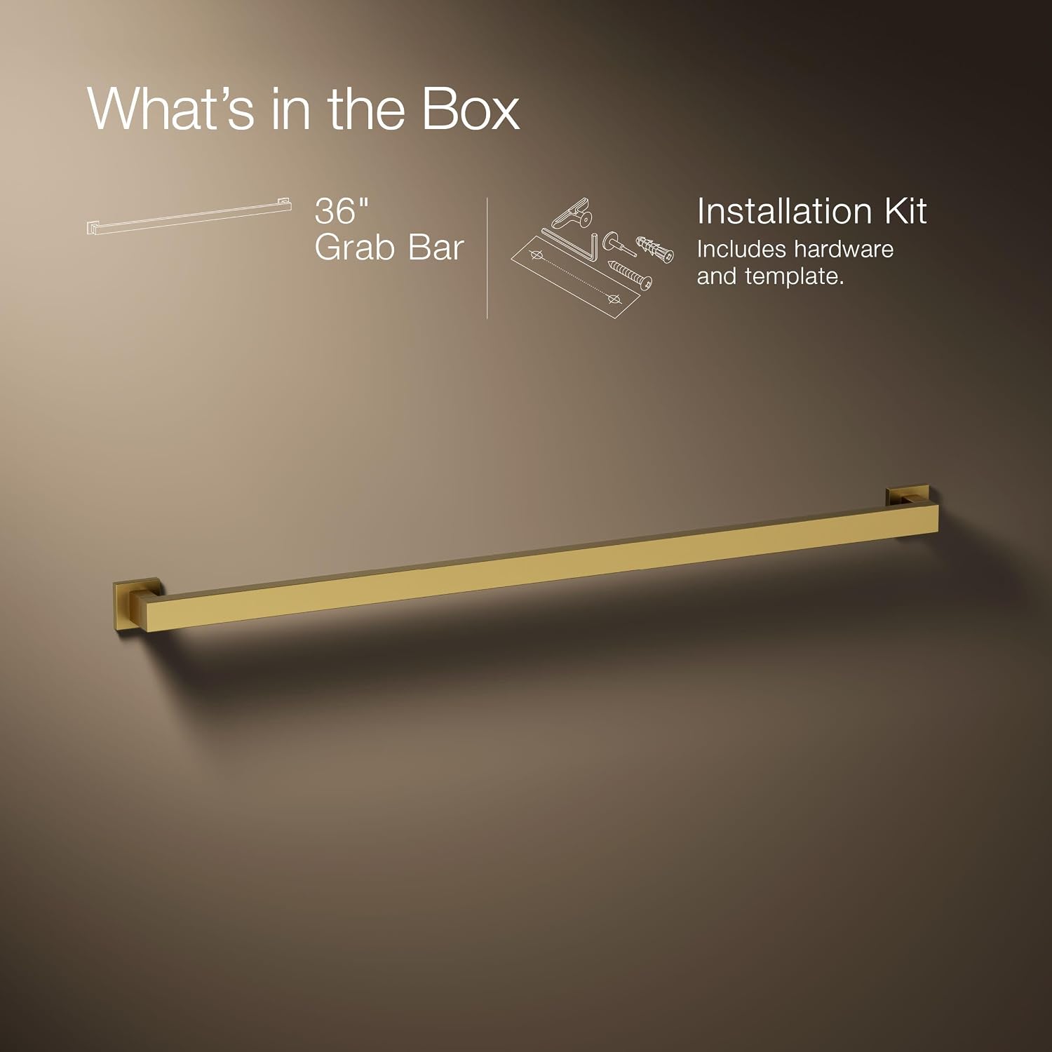 KOHLER SQUARE 36 GRAB BAR