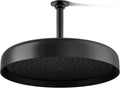 Kohler 26292-BL Statement® Round 14' single-function rainhead, 2.5 gpm, Matte Black