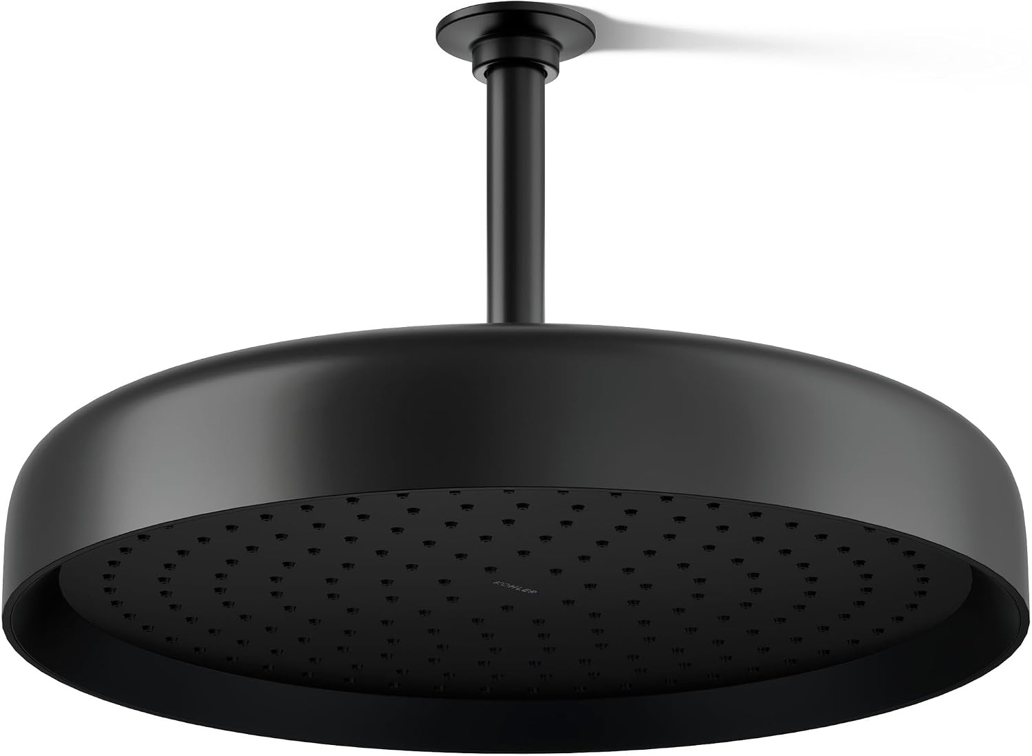 Kohler 26292-BL Statement® Round 14' single-function rainhead, 2.5 gpm, Matte Black