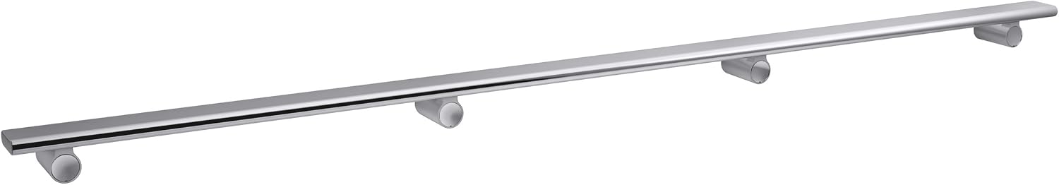 KOHLER K-97628-SHP Choreograph 54' Shower Barre, Bright Polished Silver