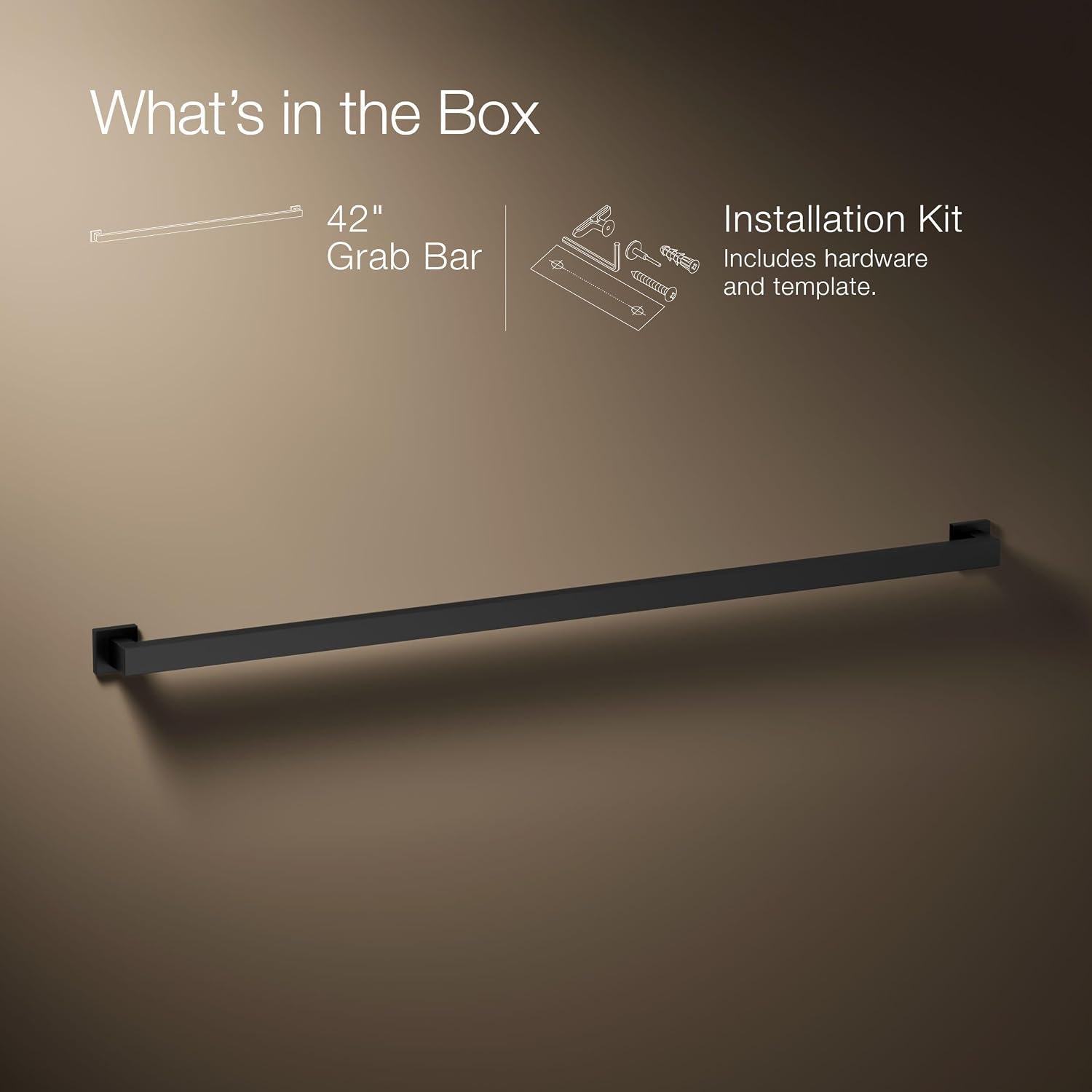 KOHLER SQUARE 42 GRAB BAR
