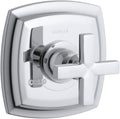 KOHLER K-T16239-3-CP Margaux Thermostatic Valve Trim with Cross Handle, Polished Chrome