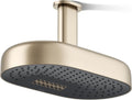 Kohler 26295-BV Statement® Oblong 14' two-function rainhead, 2.5 gpm, Vibrant Brushed Bronze